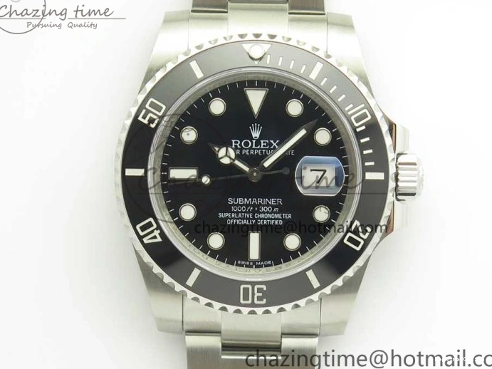 1228 Submariner 116610 LN Black Ceramic VRF 904L 1:1 Best Edition on SS Bracelet VR Cozy 3340